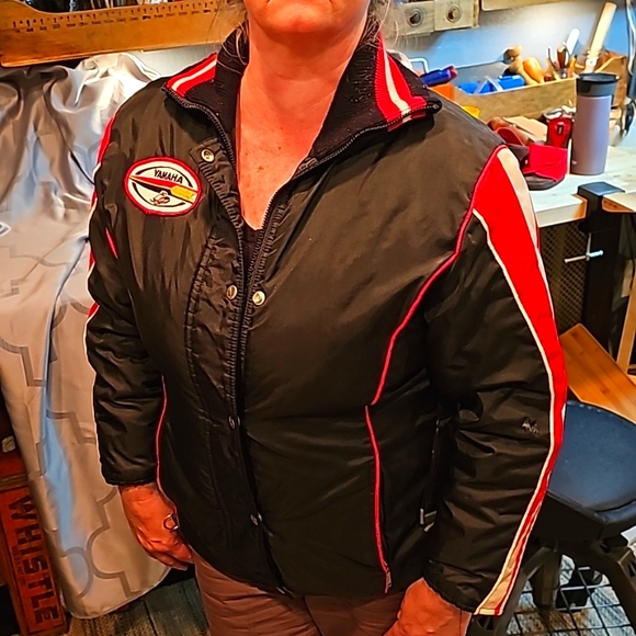 Vintage 70's Yamaha Snowmobile Coat. Sz m/l - Picture 3 of 5
